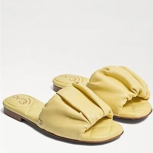 Sam Edelman Yellow Women's Slide Sandals NWOT